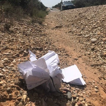 Da notesbogen blev torpederet af en lastbil...